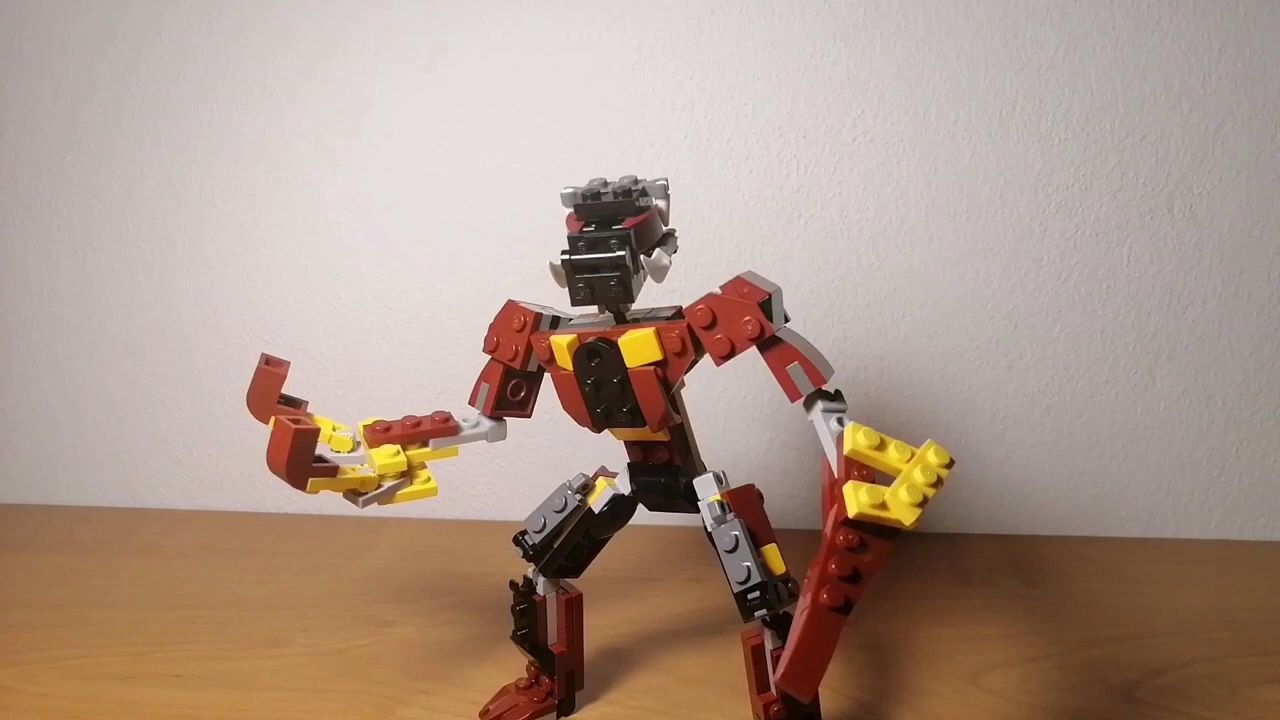 乐高moc教程 创意百变31073套内moc 机甲 拼搭指南