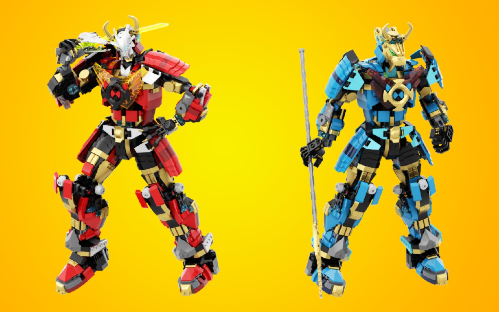 studio搭建moc作品神龙武士机甲