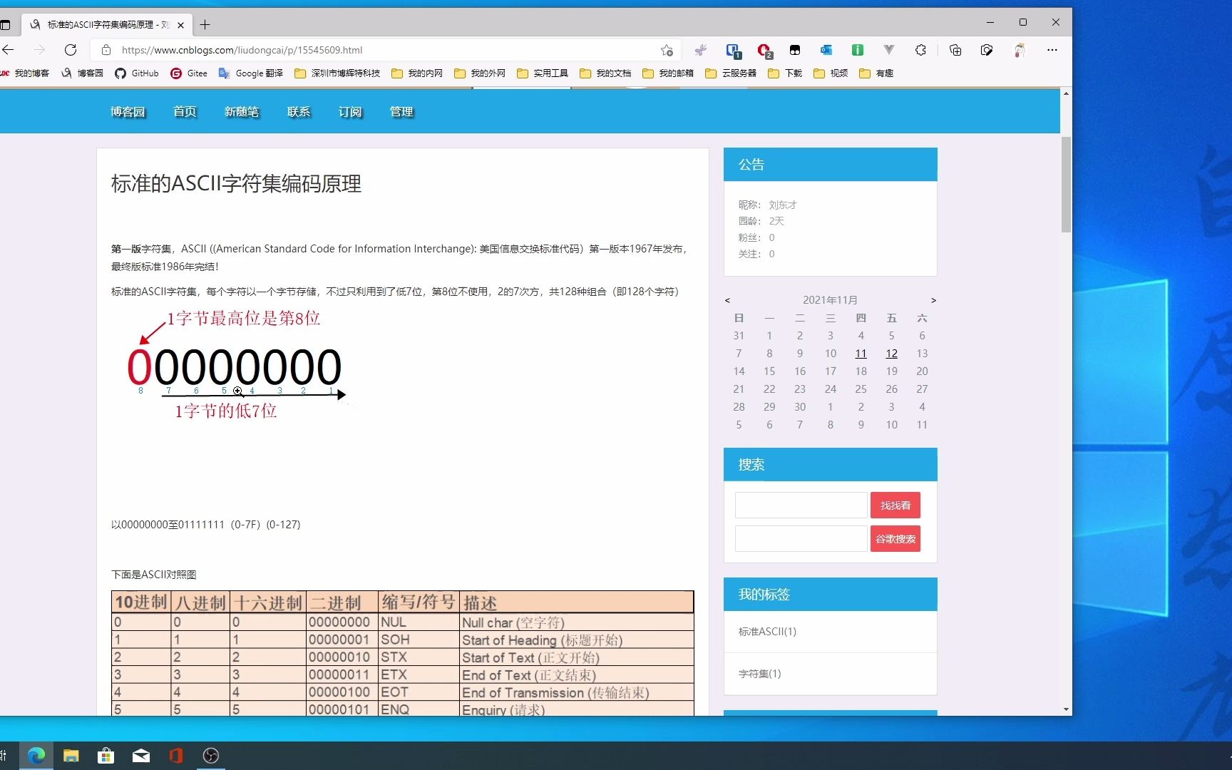 标准的ASCII字符集编码原理哔哩哔哩bilibili