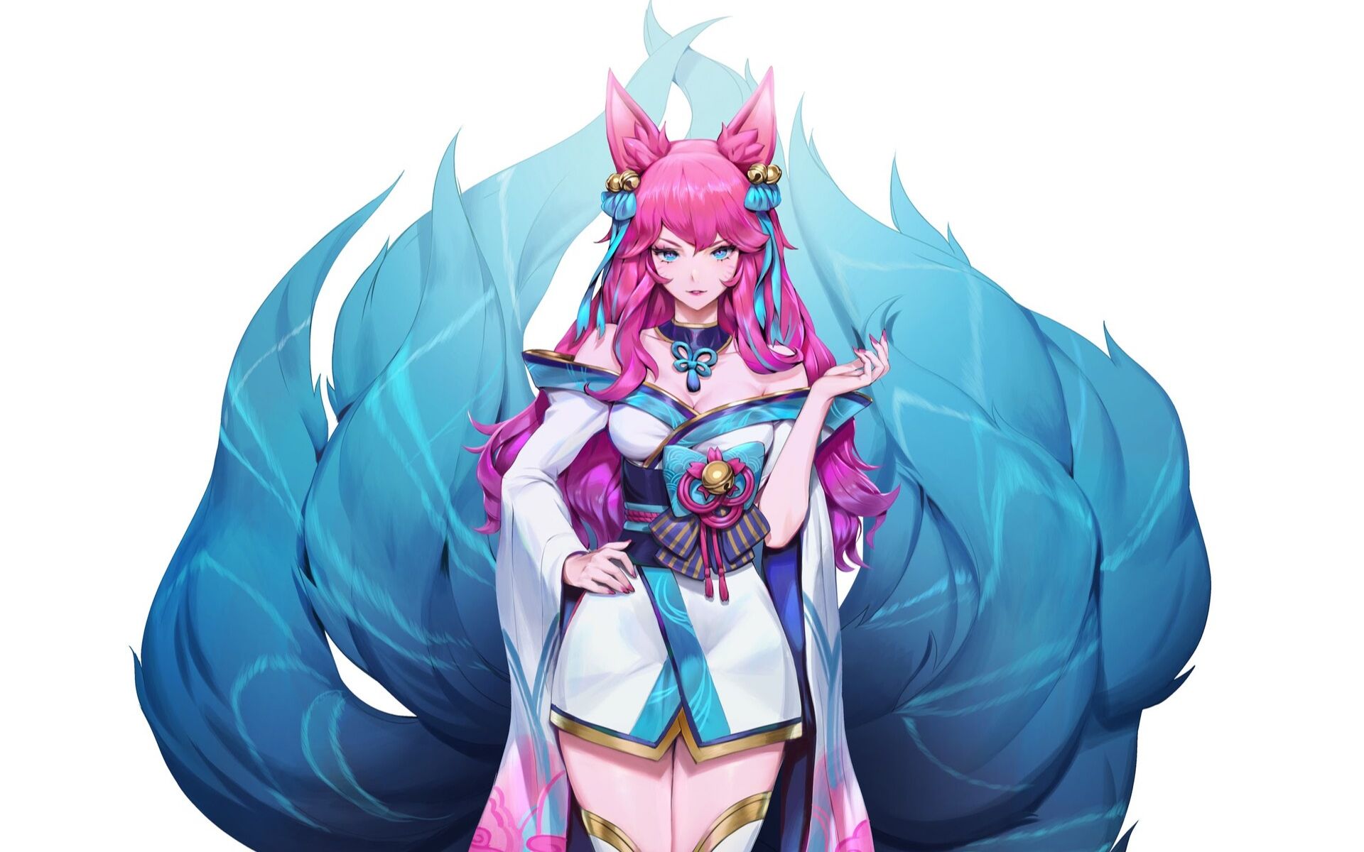 paul kwon(zeronis) - 绽灵节阿狸皮肤设计绘制过程 spirit blossom