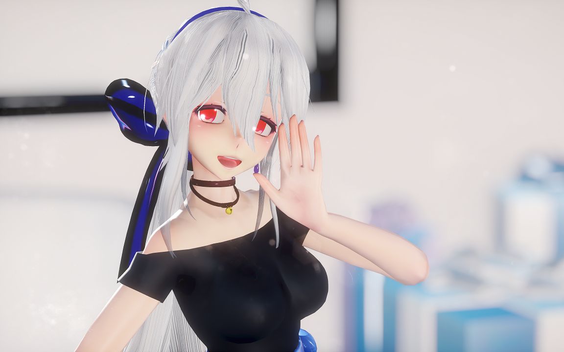 [mmd/4k]弱音haku - dyed in your color