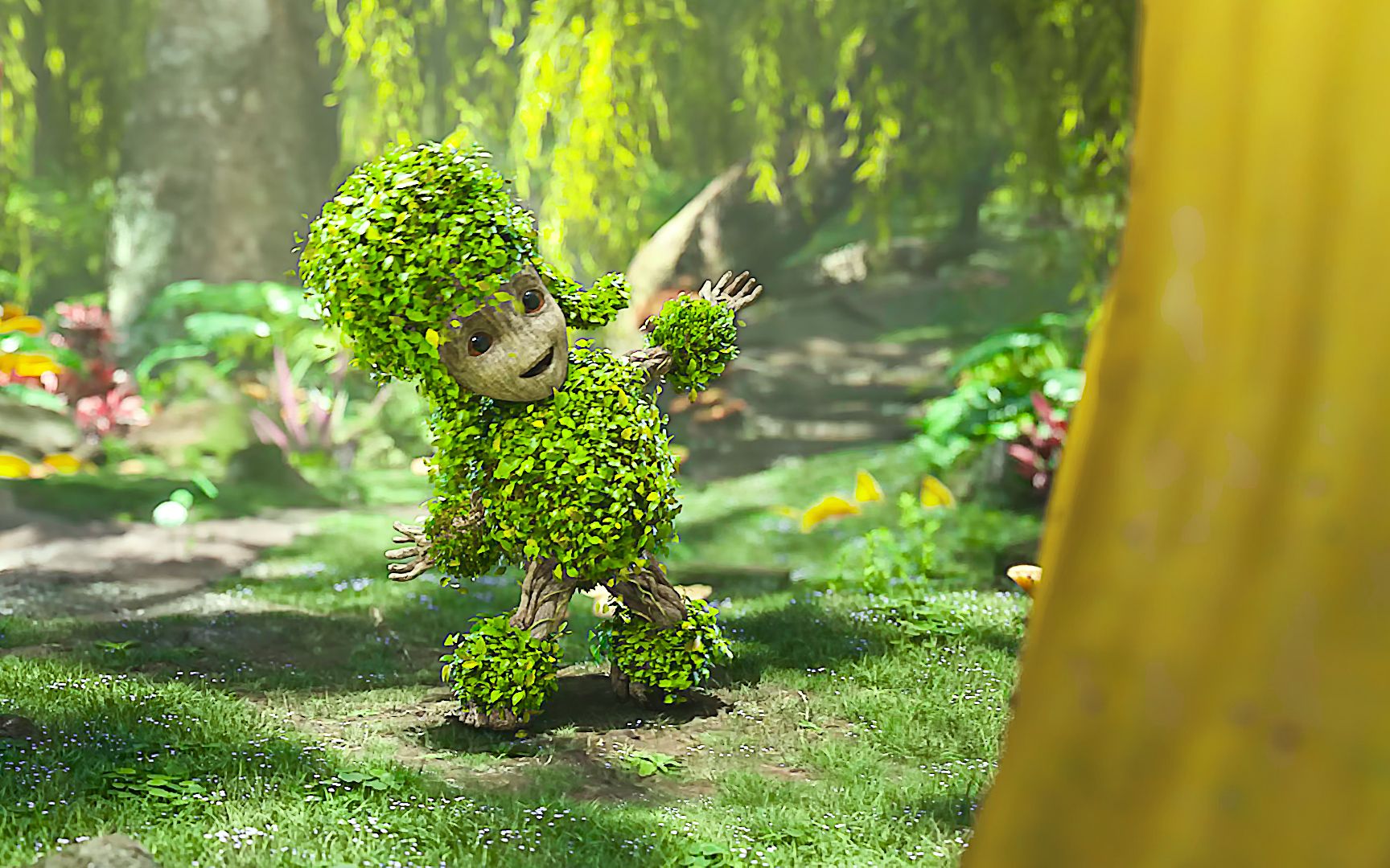 小格鲁特穿裙子的模样,简直不要太可爱!_哔哩哔哩_bilibili