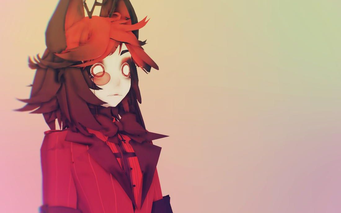 【地狱客栈 x mmd】大概是摸鱼x4【alastor/angel dust/husk】