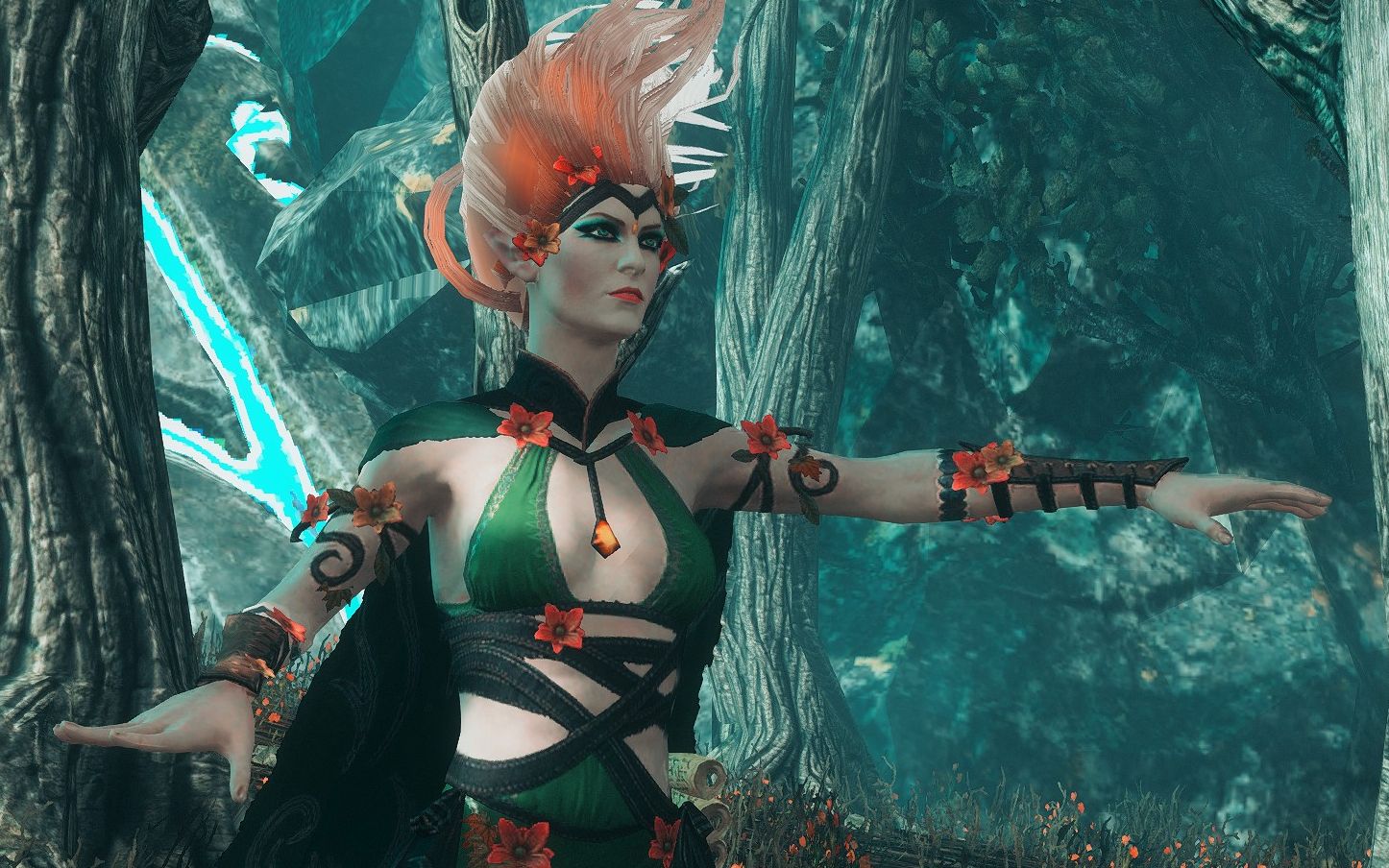 战锤3全面战争视频:木精灵 vs 野兽人