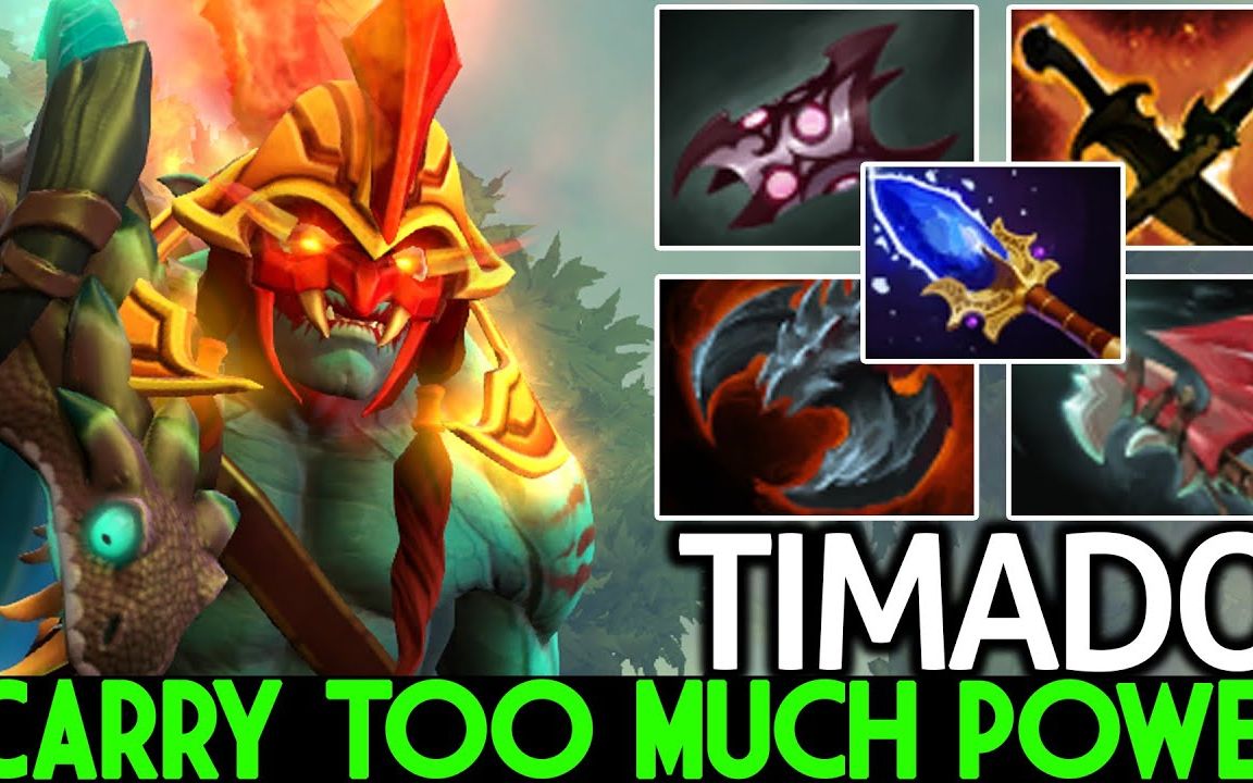 【dota2】timado 经济领跑 无人能挡的哈斯卡 by dota2 highschool