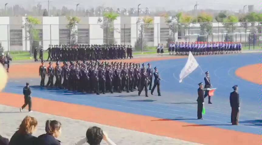 [图]又是一年军训季 看看警校生的军训成果吧 齐整的警服 闪亮的警徽 是一份责任与荣耀