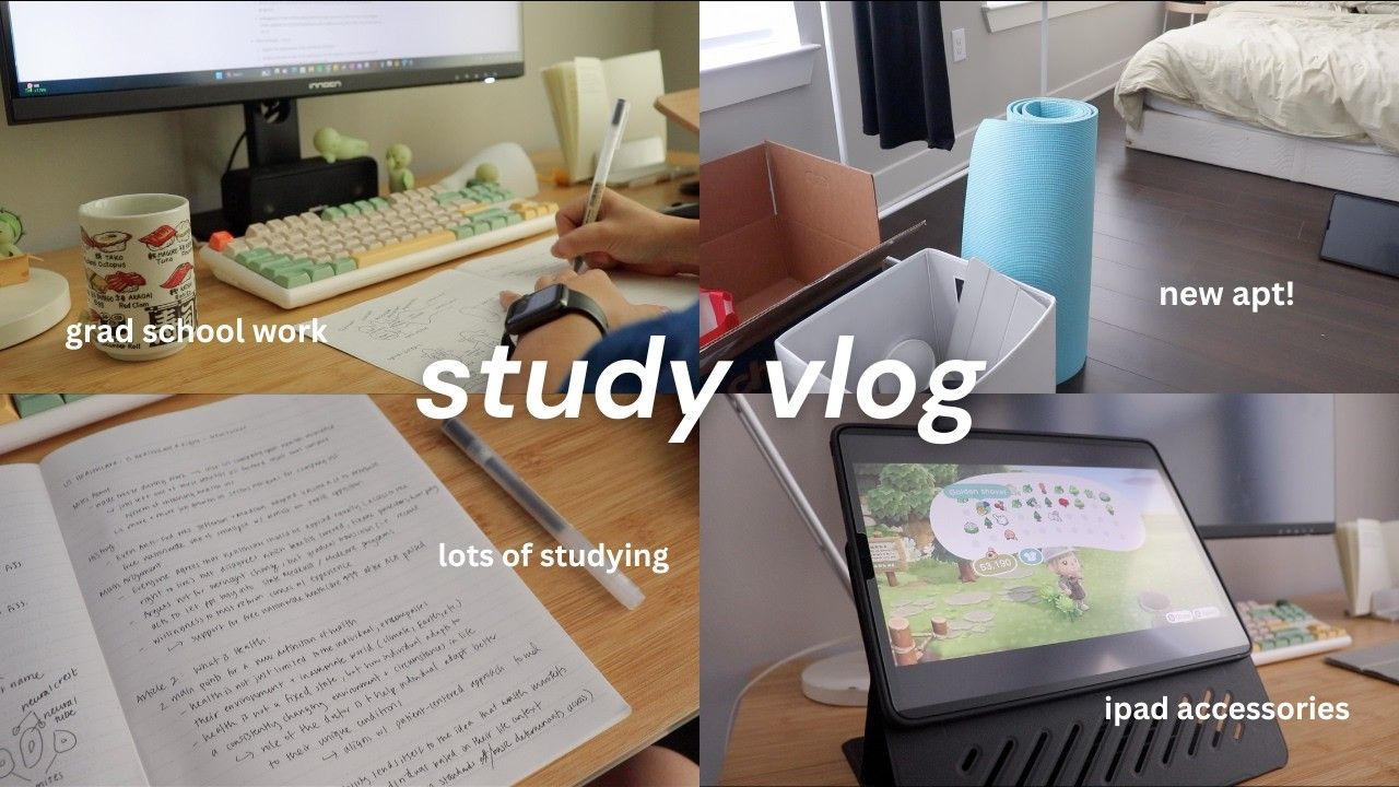 [英字|cafe.studyy]独居|学习|ipad配件购物分享|学习VLOG哔哩哔哩bilibili