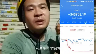 Tải video: 在市场七点半，累计亏损34万，今天全清了，明天销户了，不玩了