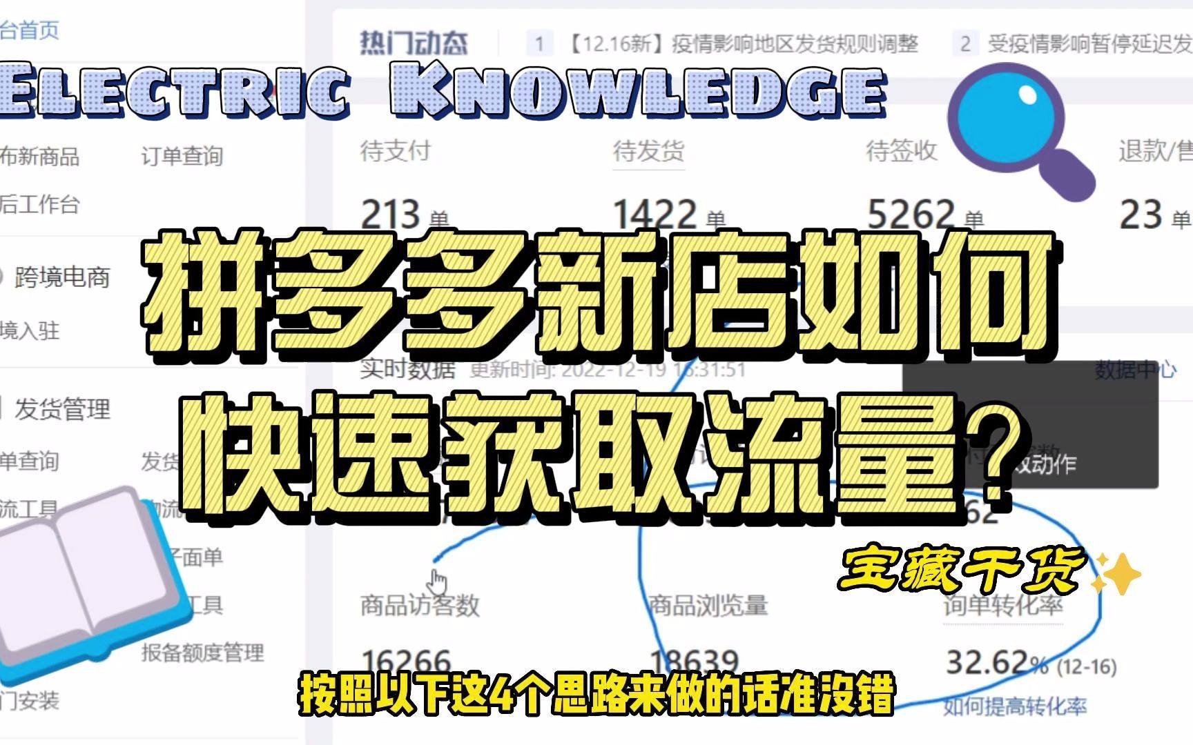 拼多多新店如何快速获取流量?哔哩哔哩bilibili