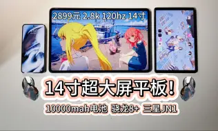 Download Video: 2899元14寸 2.8k 120hz大平板，骁龙8+，三星JN1，小米平板6max测评