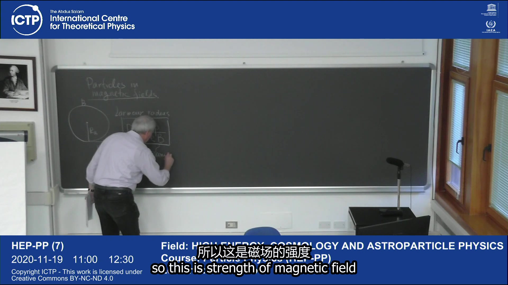 [图]Particle Physics 粒子物理学 中英字幕 国际理论物理学会 ICTP课程