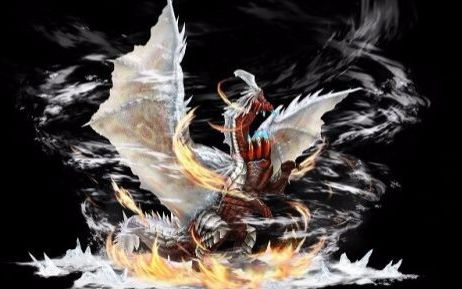 怪物猎人边境g 至天征伐战:炽冻龙 穿龙棍solo