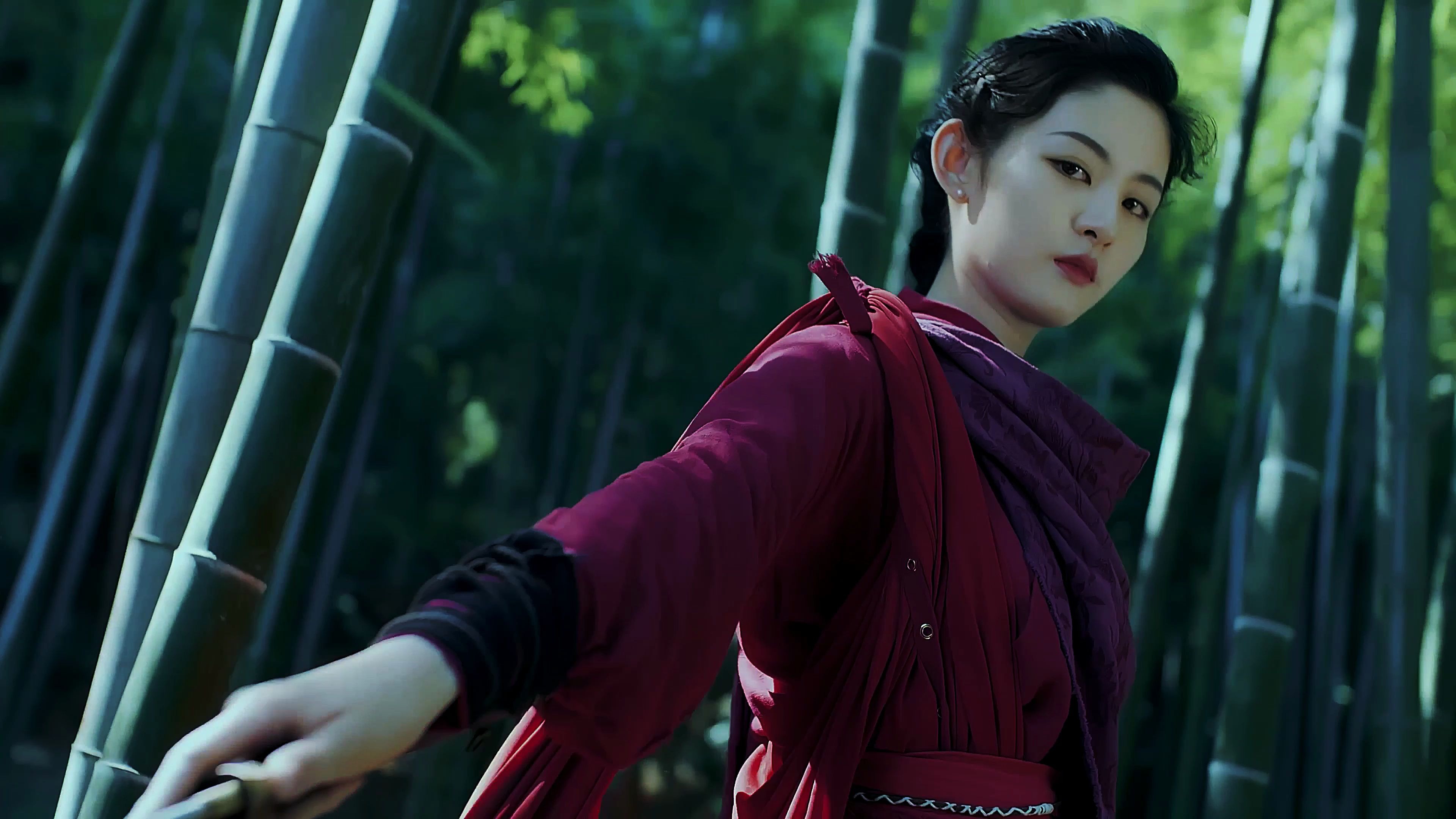 古风调色,小姐姐有点帅气哦