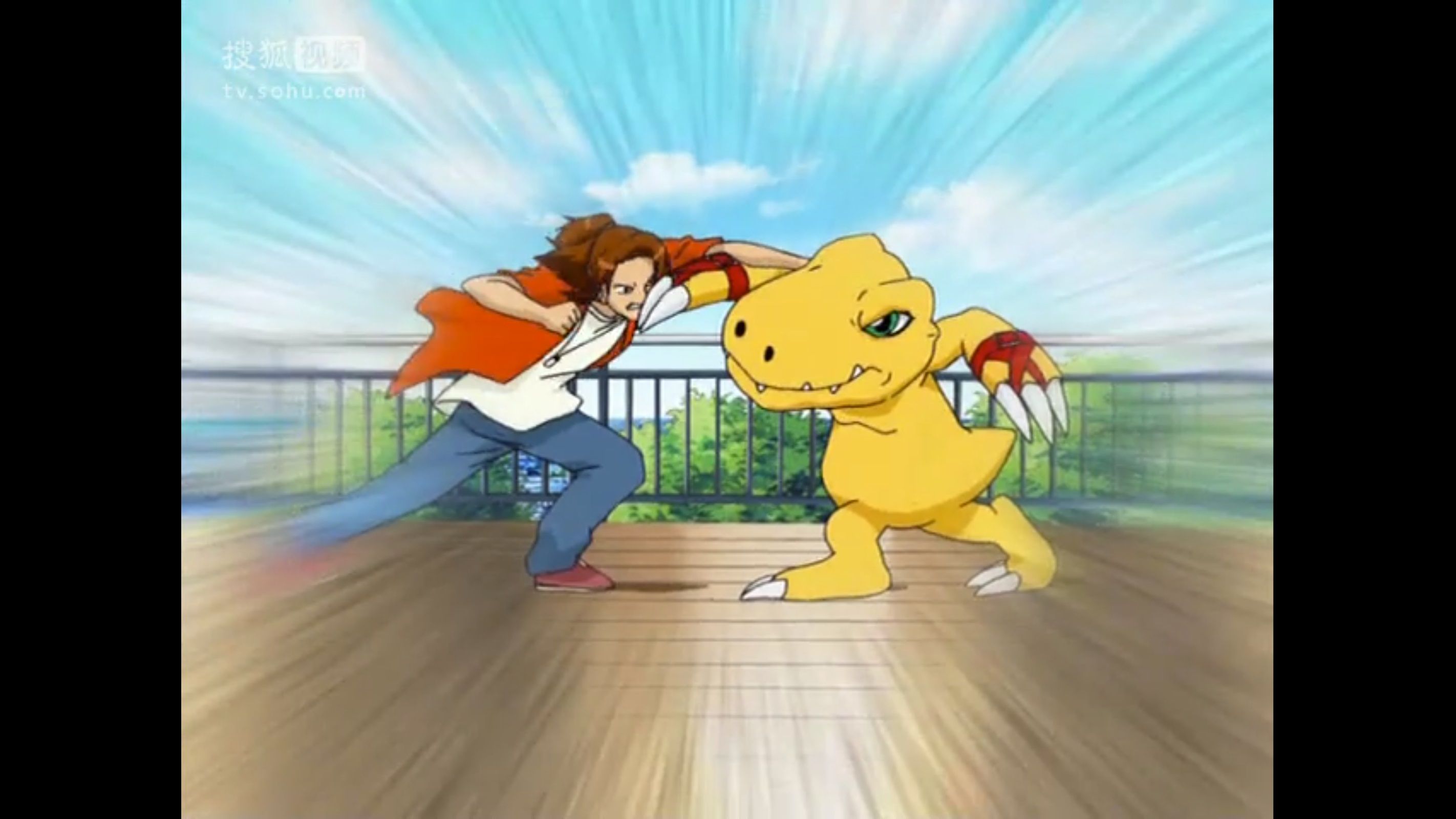 【数码宝贝05日配】01-1 我叫大门大!蛇鸡兽袭来