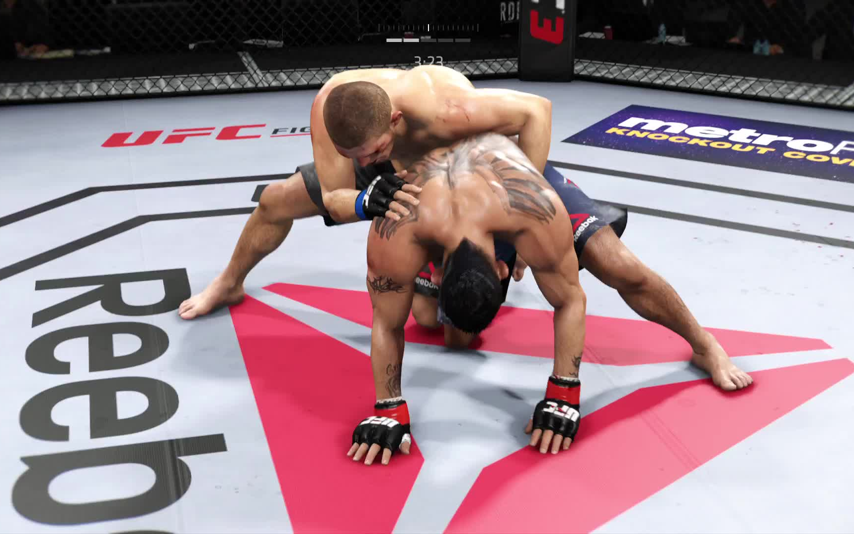 高手对决,夜魔大战小鹰,ufc3