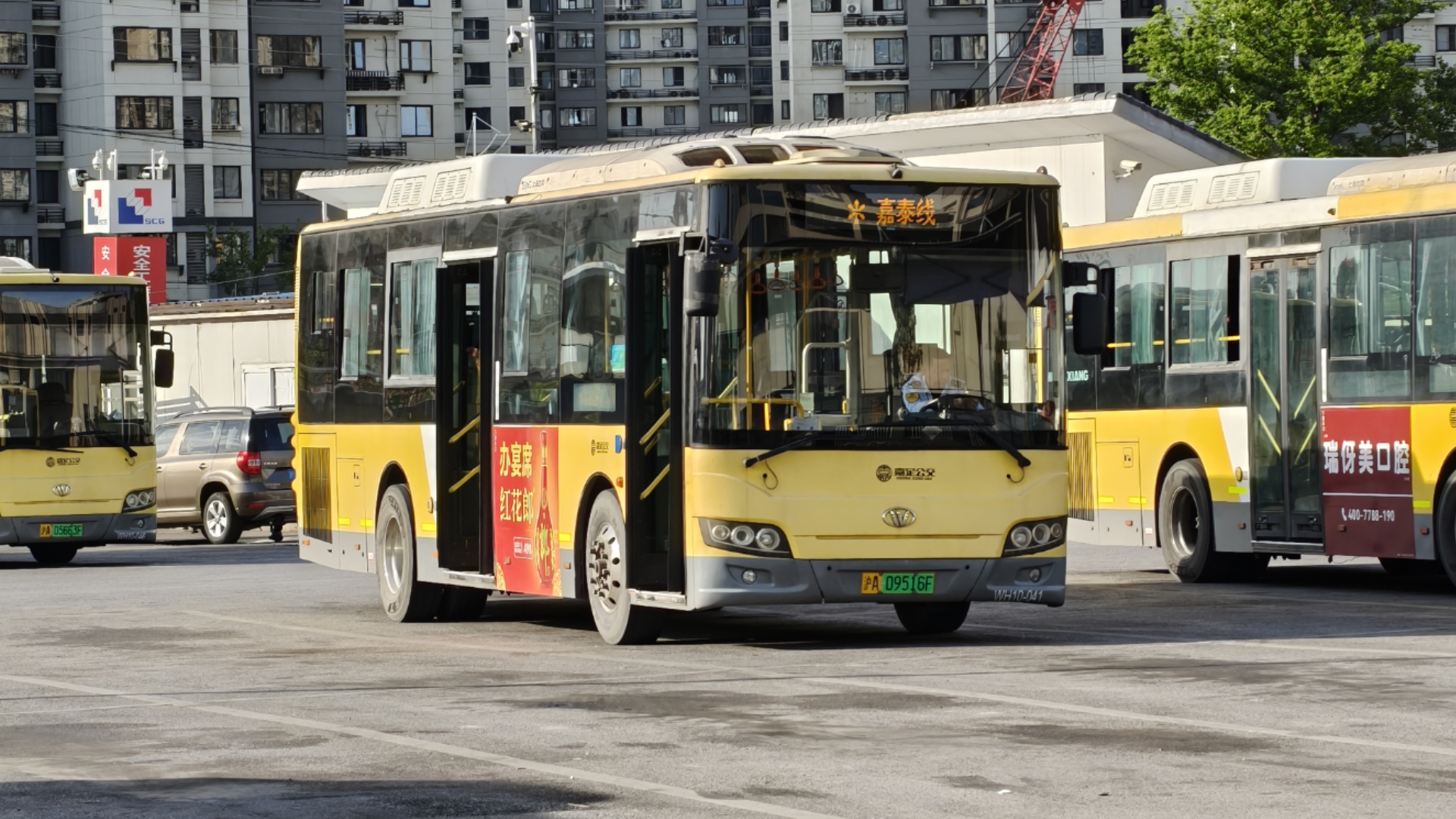 嘉泰线 sxc6110ghev2 公交嘉定北站》泰和路蕰川路