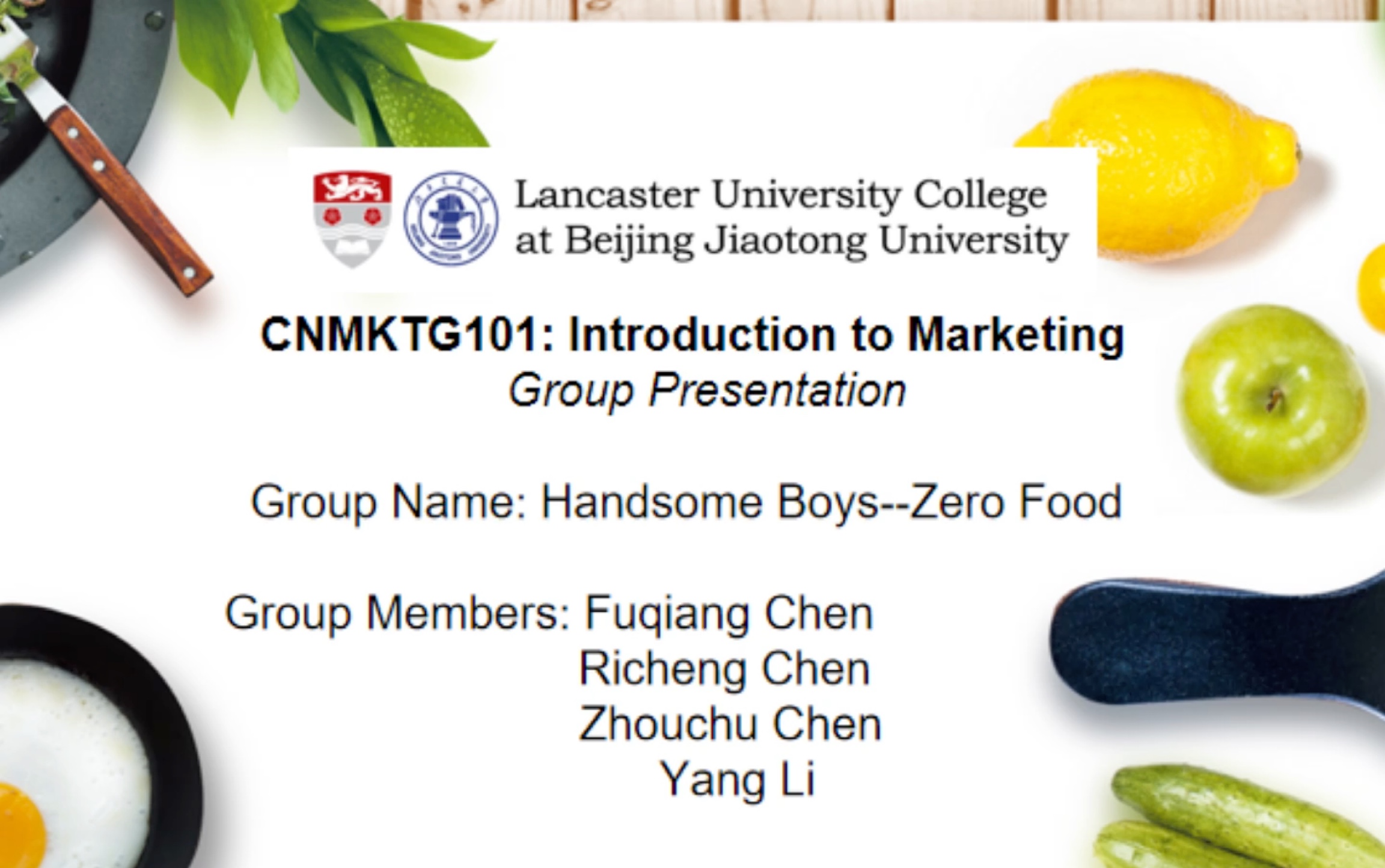 [图]CNMKG101：Introduction to Marketing Handsome Boys Presentation