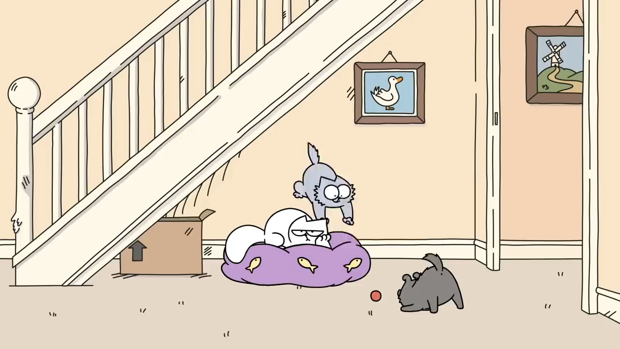 可爱小猫咪治愈动画|探索猫猫的小世界|Simon's Cat |PUPSITTING哔哩哔哩bilibili