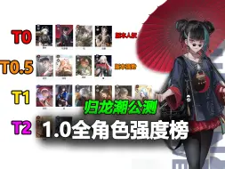 Download Video: 【归龙潮】公测1.0全角色强度榜速览！看完就知道怎么抽卡组队了！