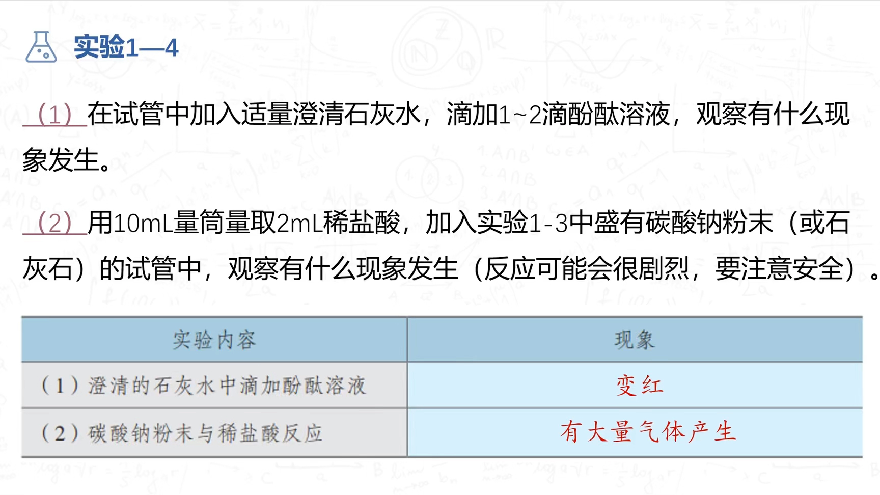 [图]九年级化学1.3-走进化学实验室（第二课时）