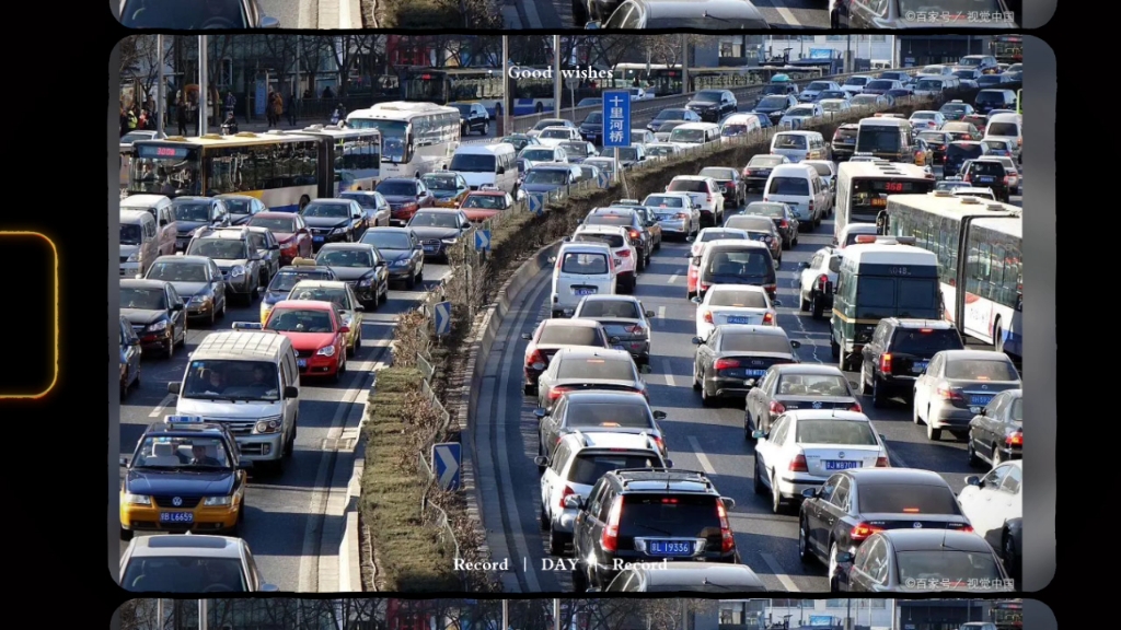 五一交通堵塞中