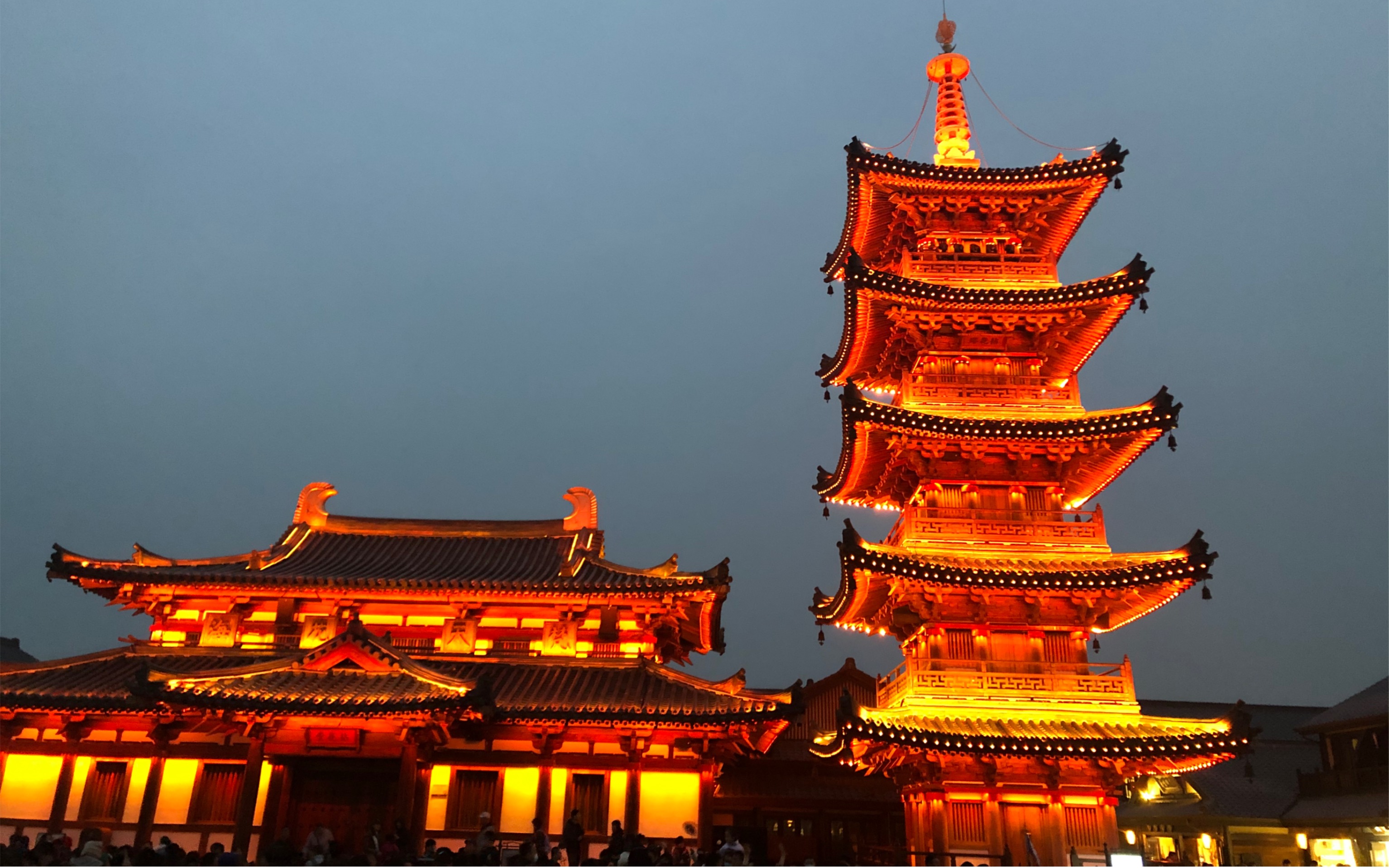 无锡拈花湾-拈花塔亮塔仪式1