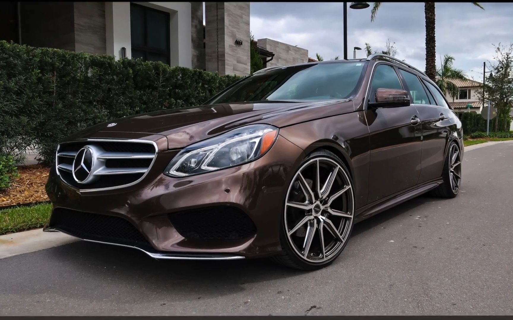 奔驰 w212 s212 e级 e350旅行车 改vossen轮毂 wagon estate 瓦罐