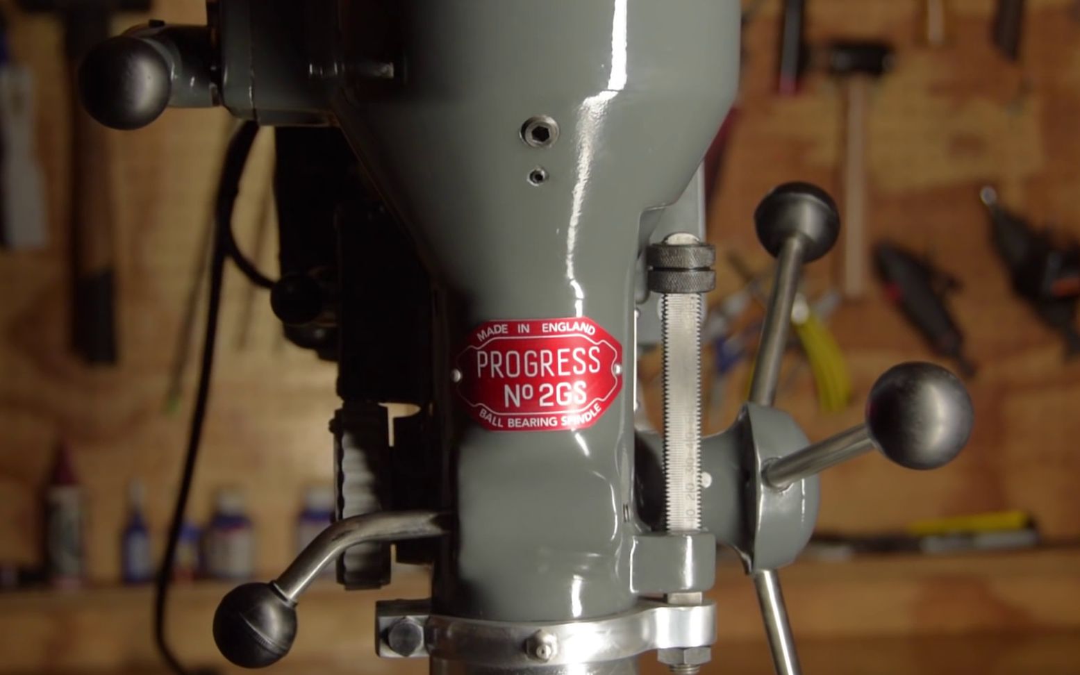 翻新台钻 看手工大佬如何翻新老式台钻