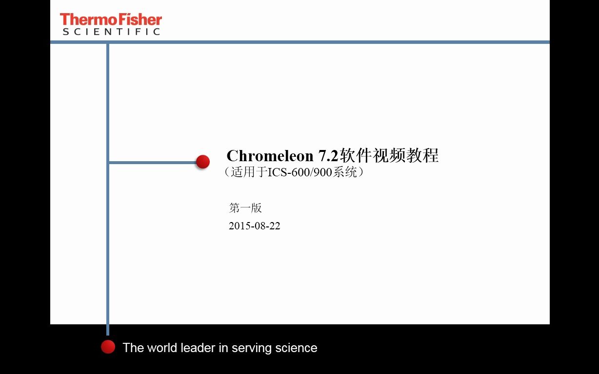 赛默飞世尔离子色谱 最新版变色龙软件Chromeleon7.2使用教程(1软件的基本操作)哔哩哔哩bilibili