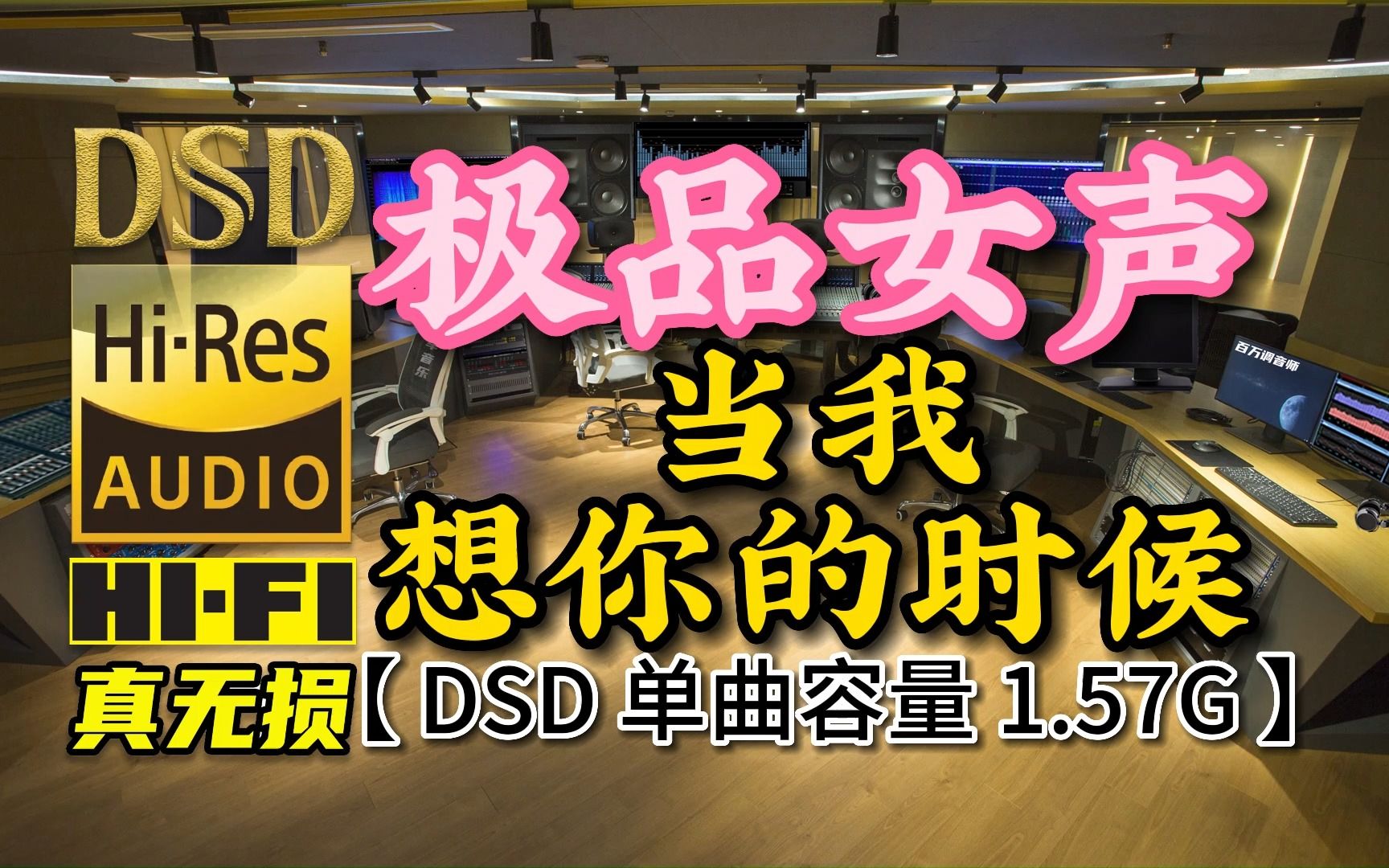 [图]极品发烧女声，音质超乎你想象！《当我想你的时候》DSD完整版，单曲容量1.57G【真正DSD无损HIFI音乐，百万调音师制作】