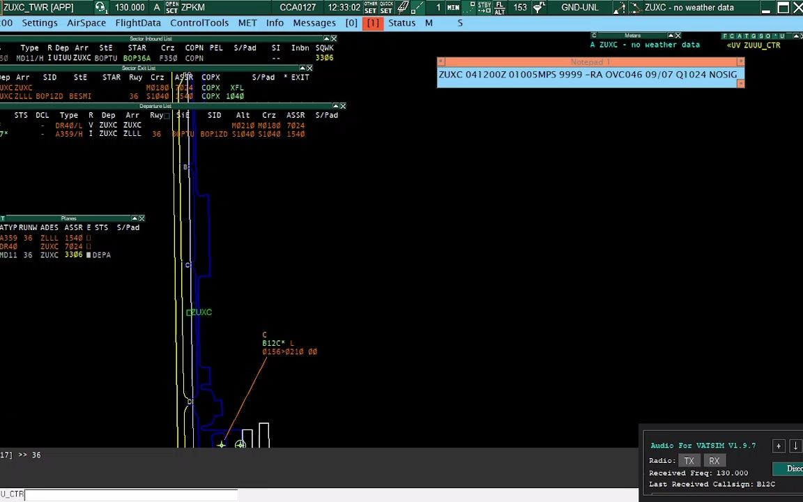 [VATSIM] 听说有人要来发射火箭? 西昌发射台(X)上工中 ZUXCTWR网络游戏热门视频