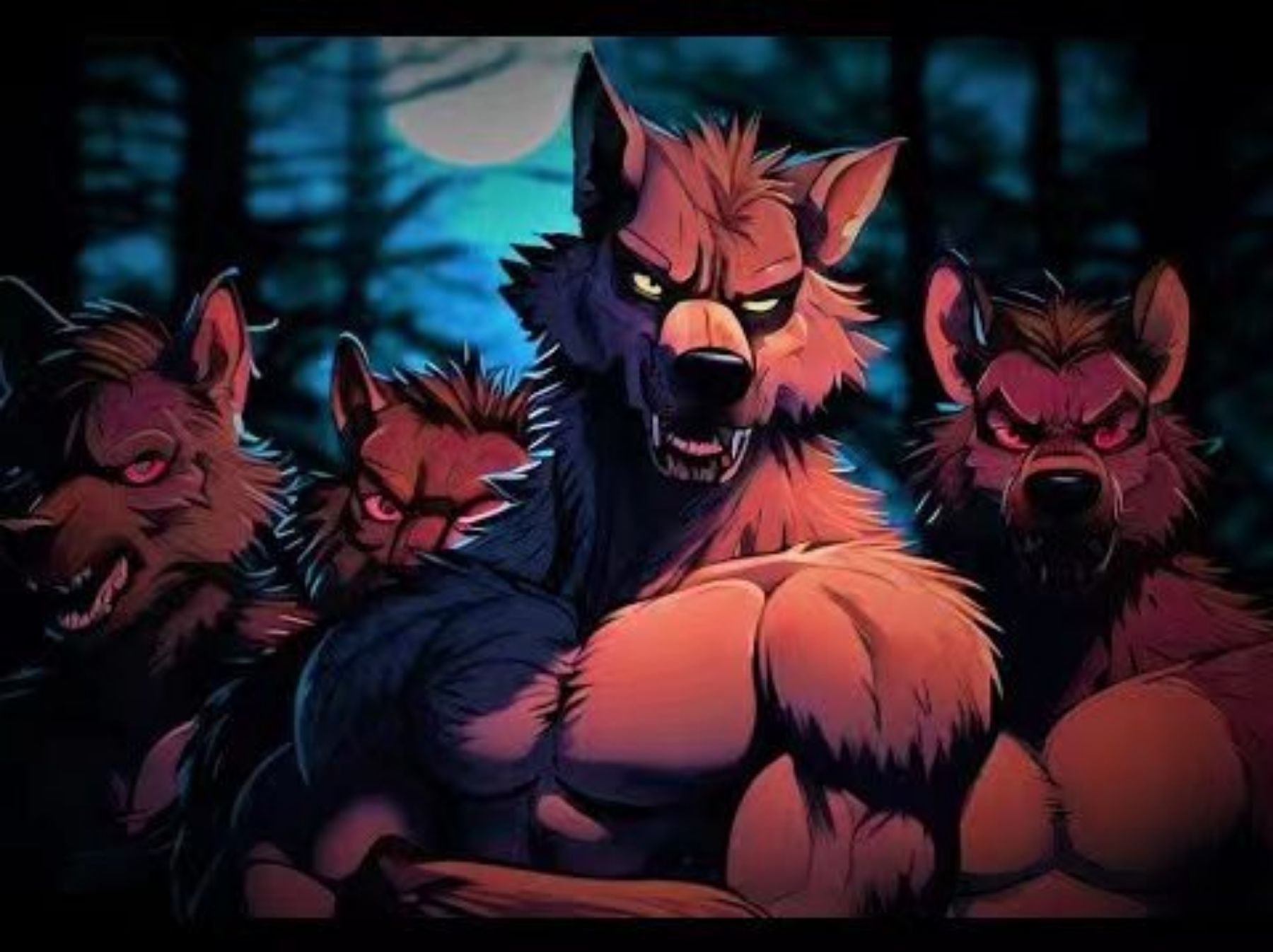 [图](音频)[Furry ASMR] Werewolves break into your tent.