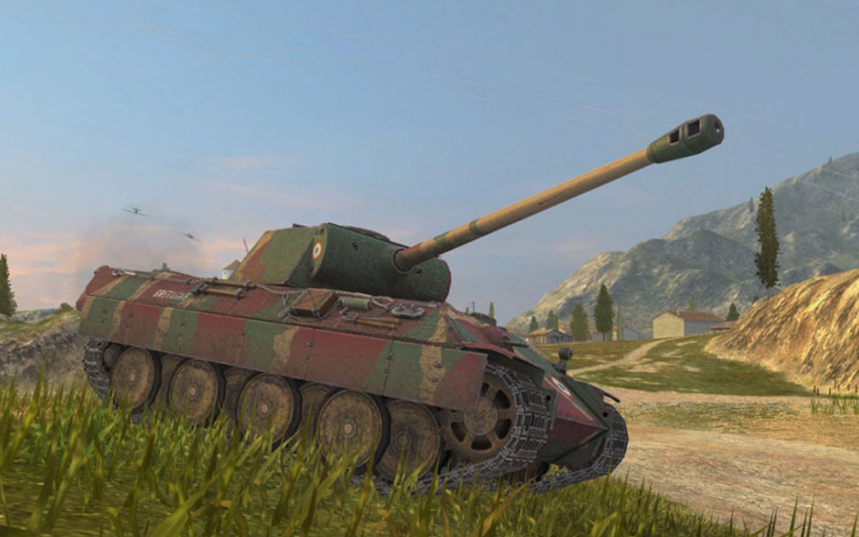 【坦克世界闪电战8.1】法国豹bretagne panther失重模式试玩