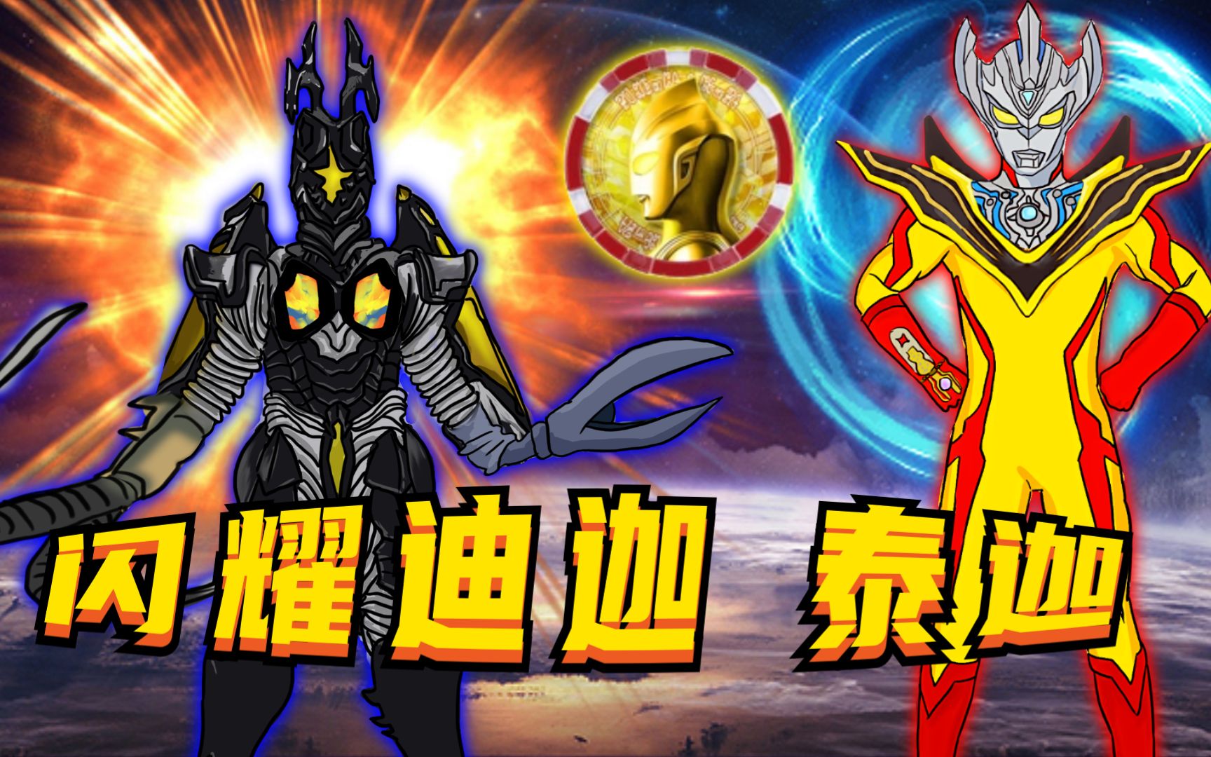 重甲海帕杰顿降临,城市遭遇破坏,闪耀迪迦现身