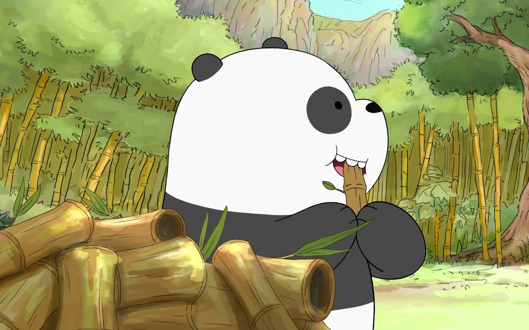 【咱们裸熊】胖达小时候在中国当国宝的日子,就是孤单了一点