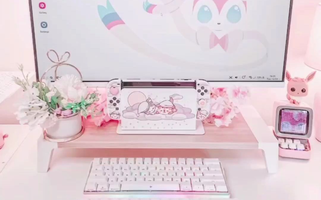 太美啦~这两把键盘满足了我所有的少女心!