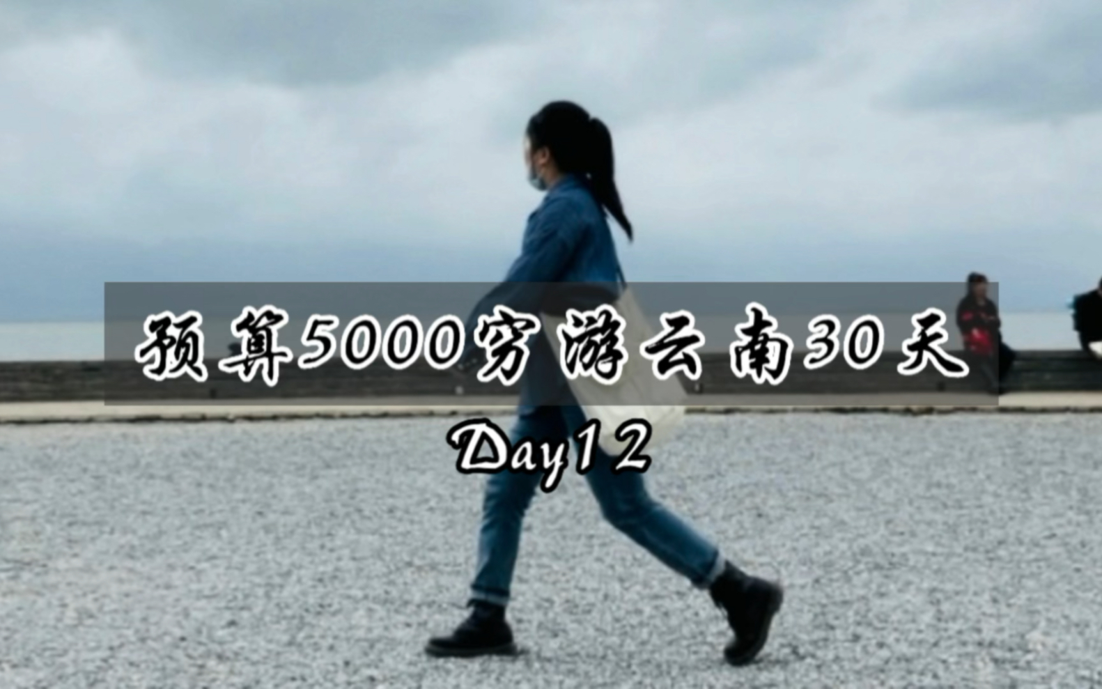 从大理古城拼车去双廊古镇,可惜下雨天古镇人烟稀少哔哩哔哩bilibili