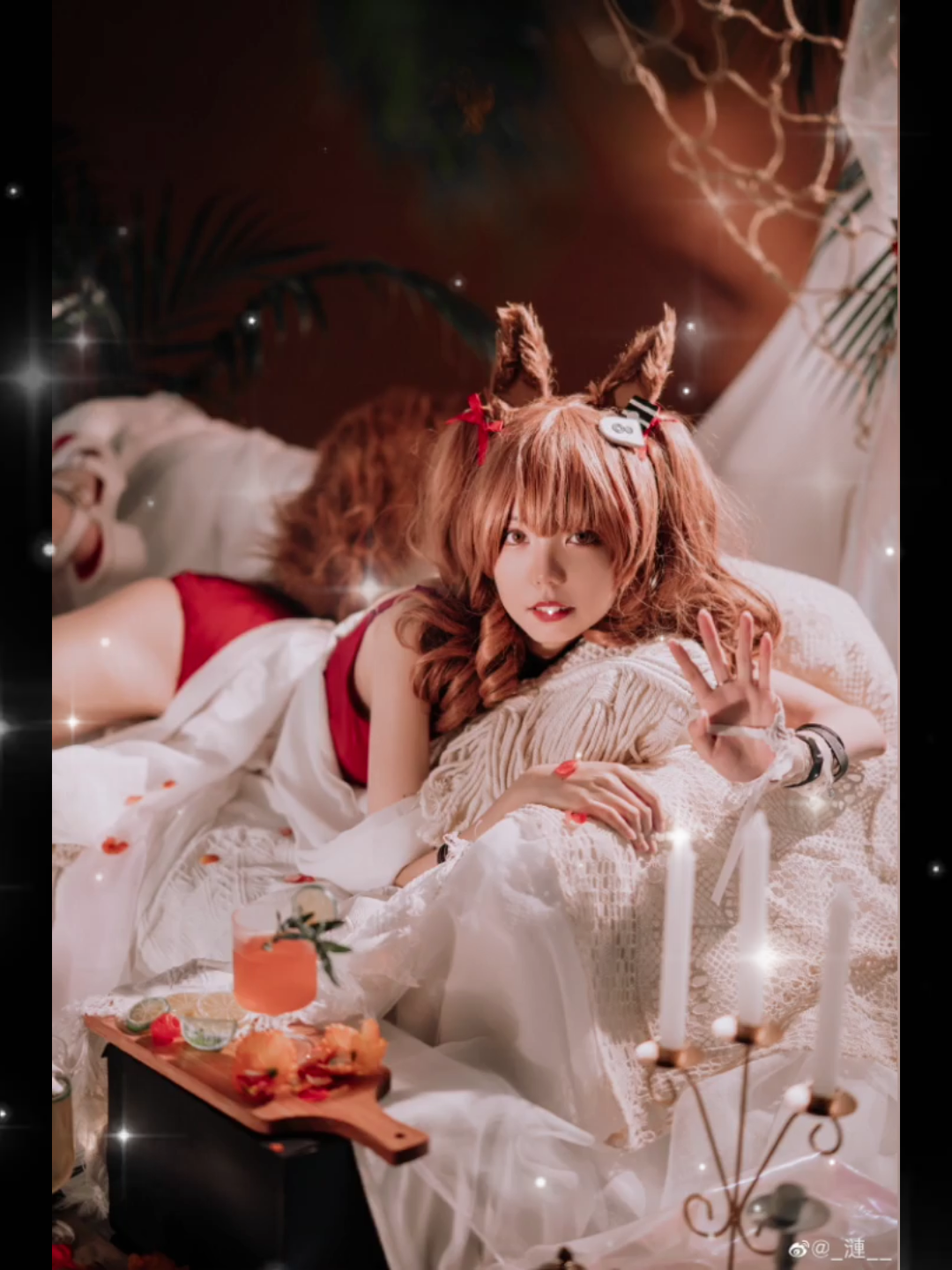 cosplay【明日方舟】～ 安洁莉娜_ 珊瑚海岸 [夏卉]愿你度过一个幸福