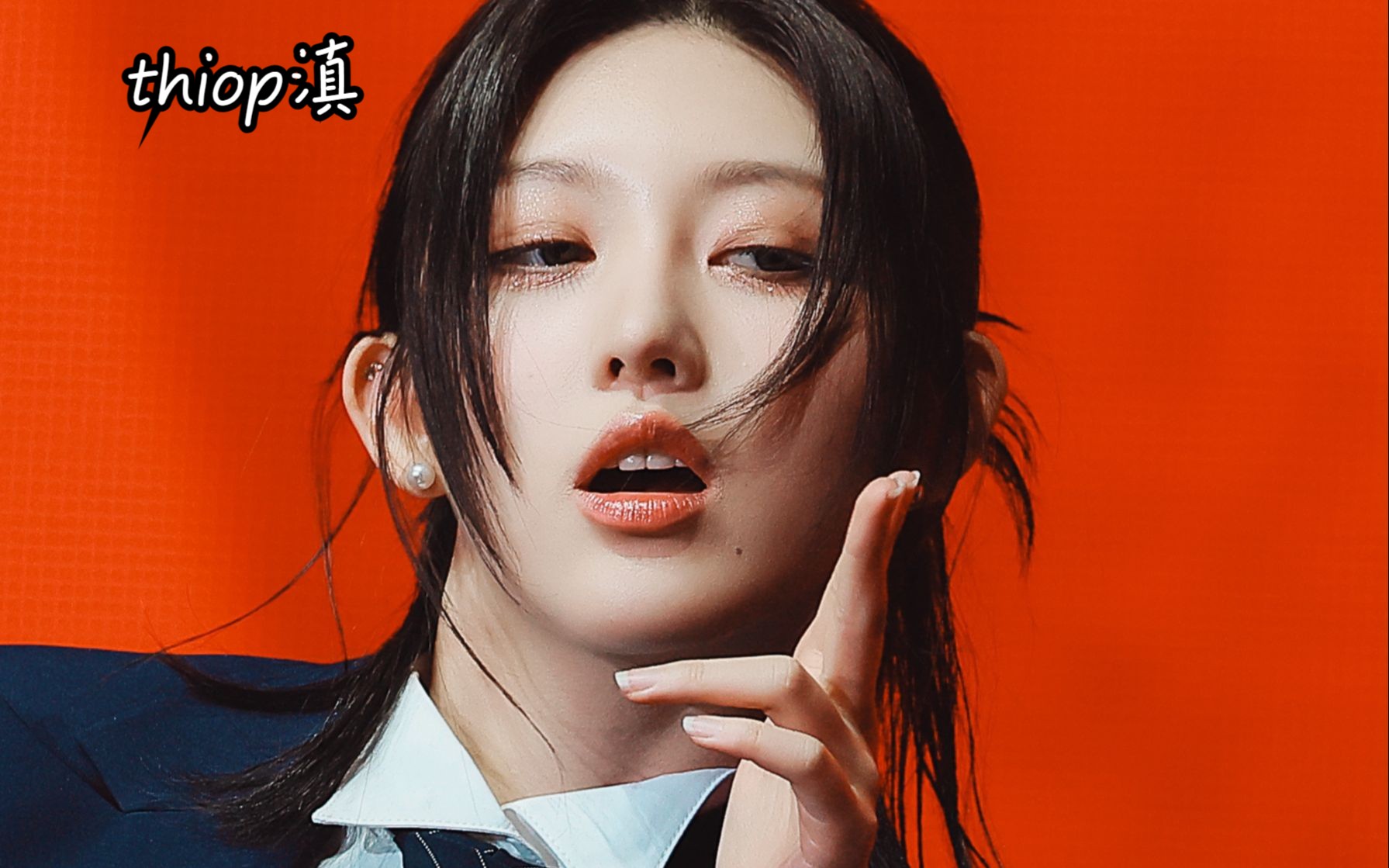 重染黑发, 西服诱惑! ive金秋天又一封神直拍【love killa】