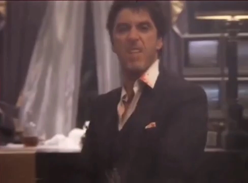 [图]【Al Pacino】疤面煞星 Scarface "Say hello to my little friend" 未使用片段