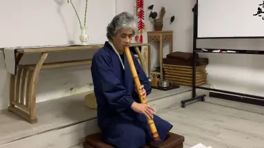 明暗尺八通解 富森虚山 明暗虚山坊同好会 普化尺八曲-哔哩哔哩_Bilibili