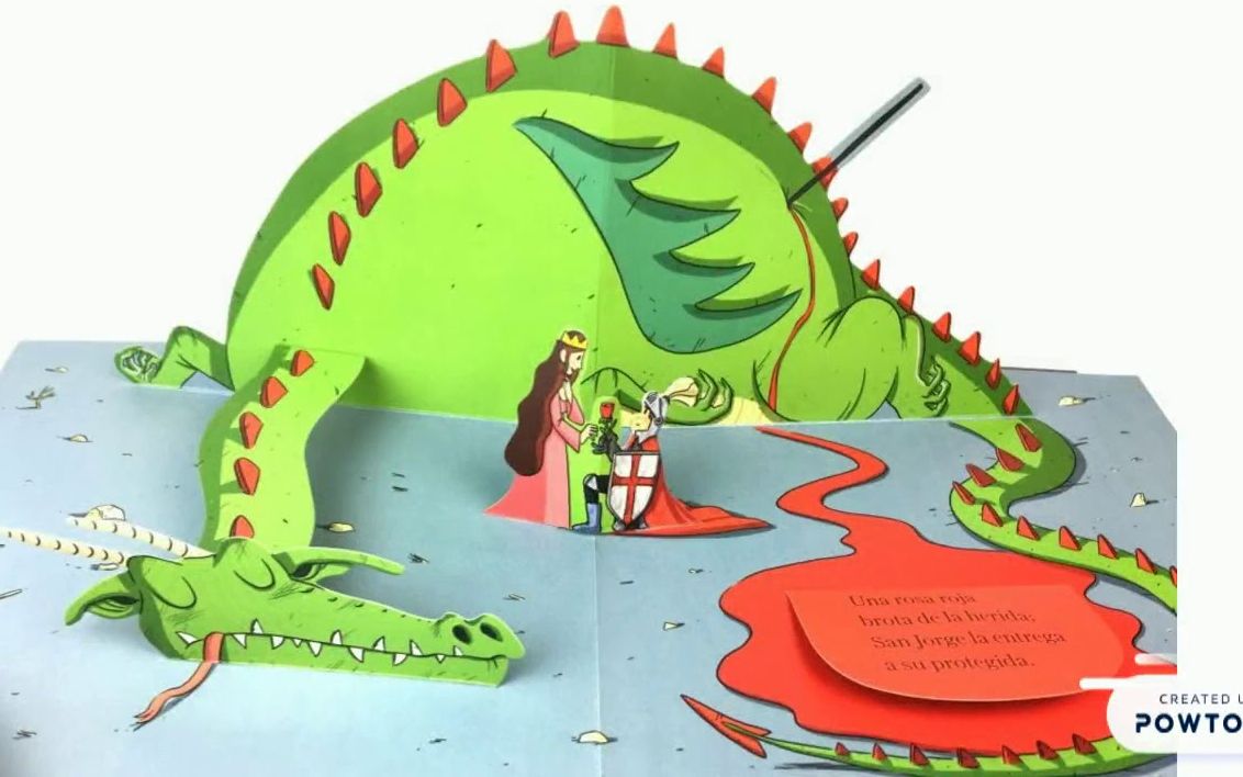 【中西双字】圣乔治勇斗恶龙——世界读书日背后的故事_哔哩哔哩 (゜