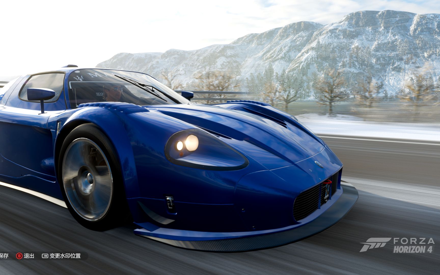 地平线4 歌利亚环岛 冬季 手动挡 玛莎拉蒂mc12