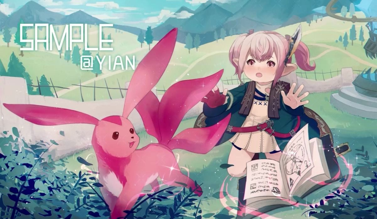 【绘画过程】拉拉肥插图稿件