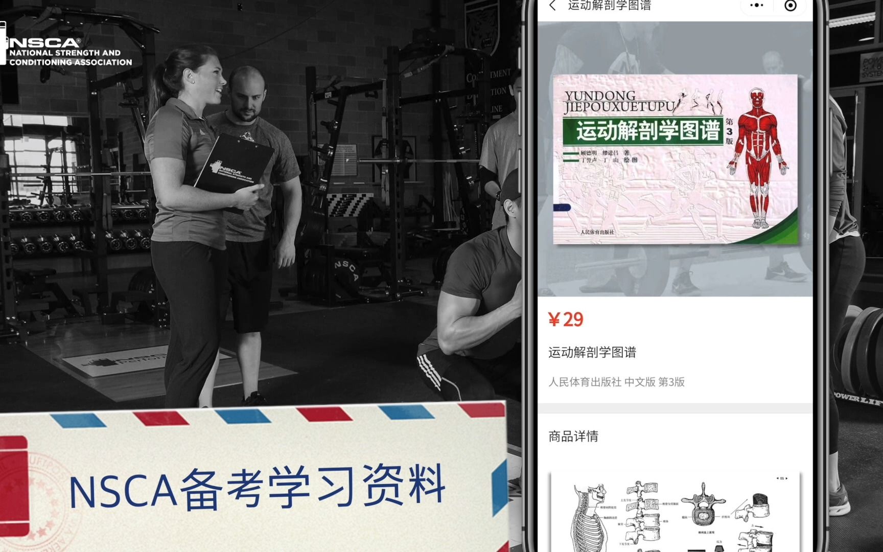 [图]运动解剖学图谱 第3版 中文版 健身四大认证 备考资料 NSCA ACE NASM ACSM