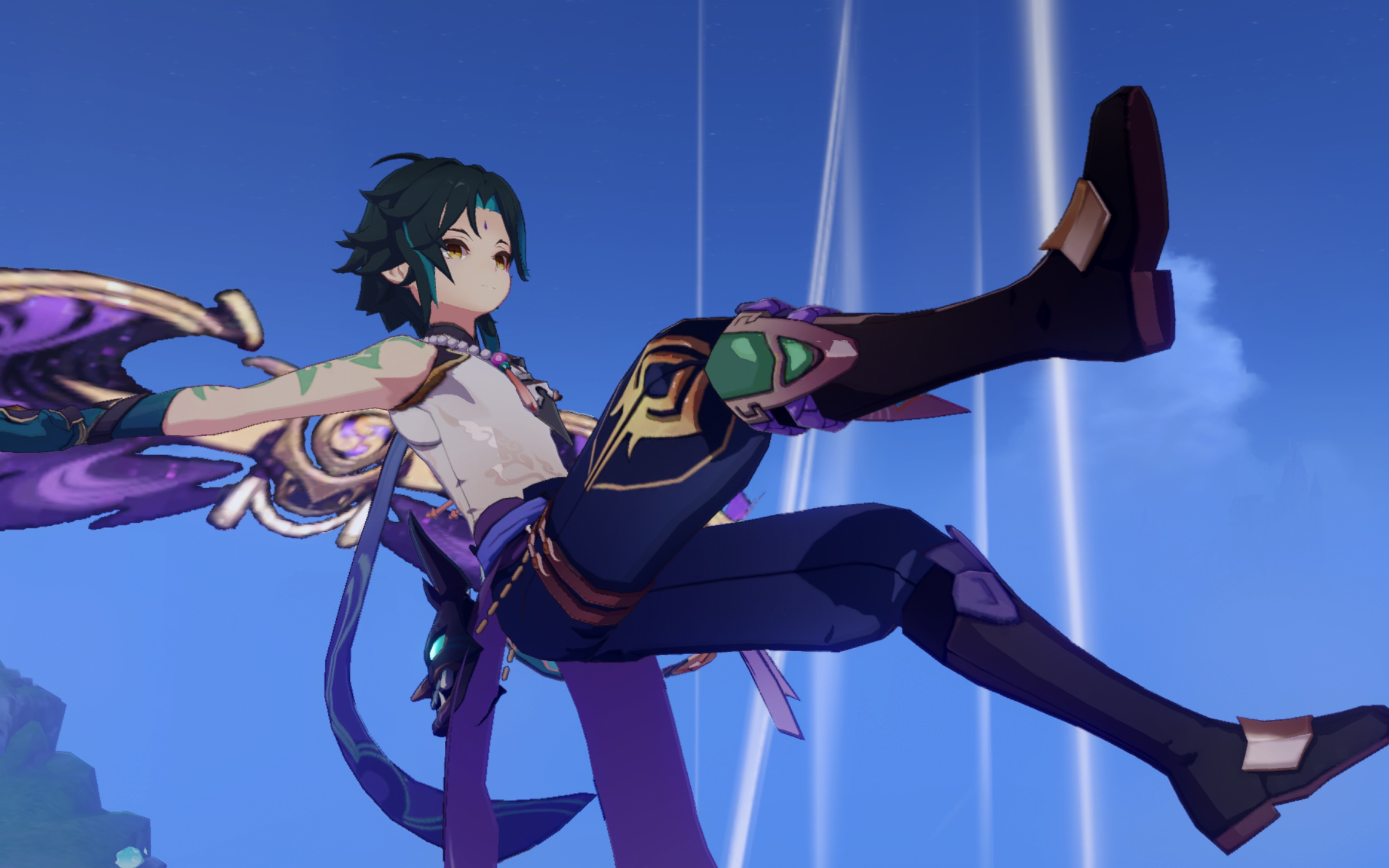 小鸟就应该自由翱翔(*04︶04*)今天是看魈鸟学飞行的一天