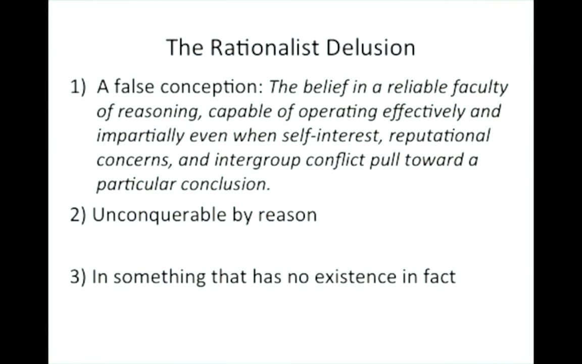 Jonathan Haidt - The Rationalist Delu... - 哔哩哔哩