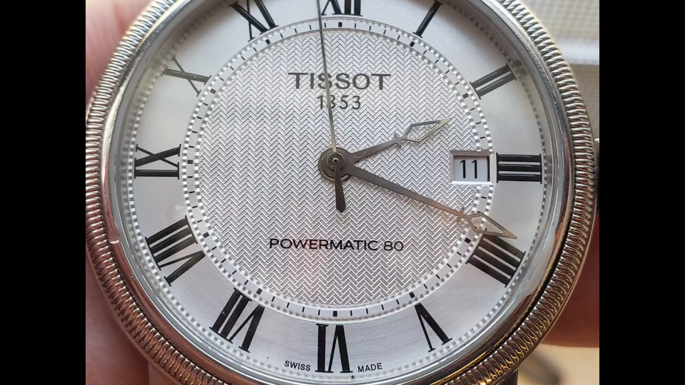 修复摔的稀巴烂的天梭t097港湾系列男表