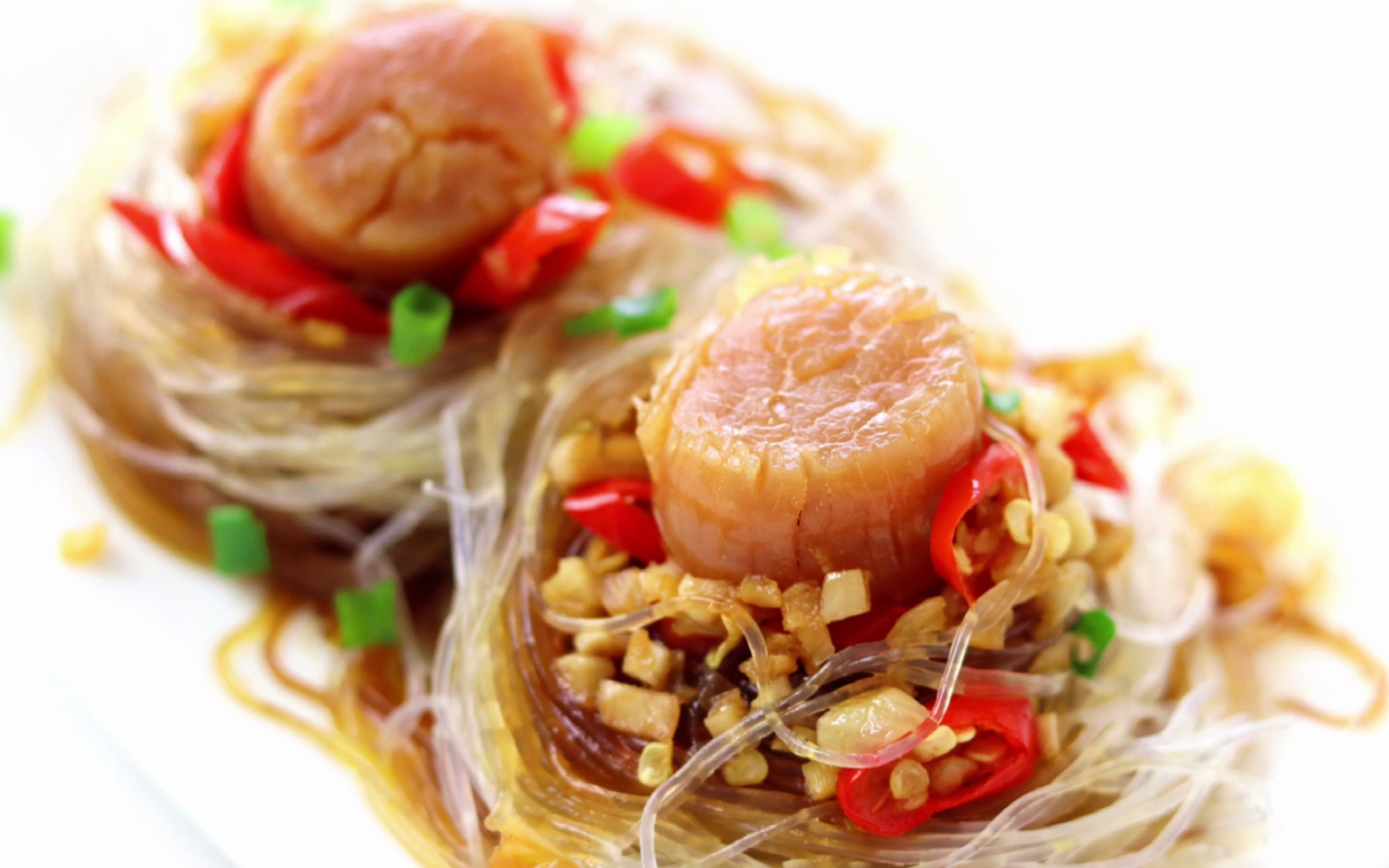 年夜饭菜单——粉丝蒸干贝