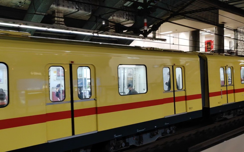 【广州地铁】广州地铁1号线经纬永磁翻新大西列车(a1型翻新车|1x21-22